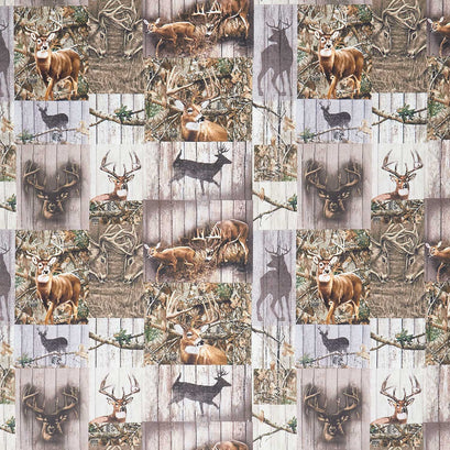 Realtree - Plank Deer Patch Multi Yardage