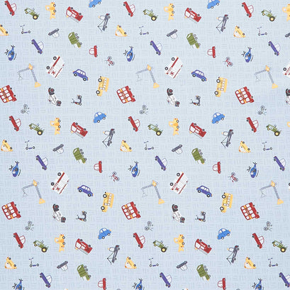 It Takes a Village - Traffic Jam Gray Yardage