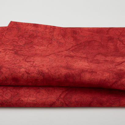 Stitch - Printed Stitches Red 108" Wide 3 Yard Cut
