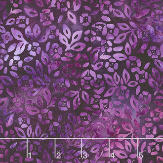 Artisan Batiks - Gemstones Small Packed Floral Amethyst Yardage