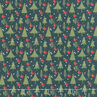 Christmas is in Town - Trees Forest Yardage