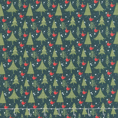 Christmas is in Town - Trees Forest Yardage