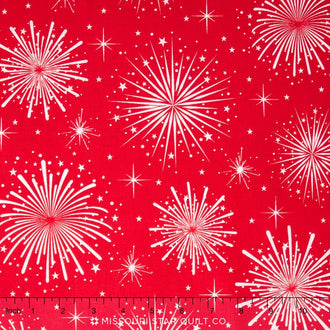 Parade on Main - Fireworks Red Yardage