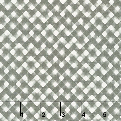 Farmstead - Bias Gingham Charcoal Yardage