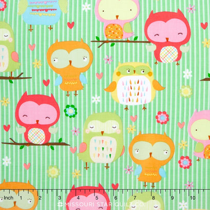 Owl & Co. - Main Teal Yardage