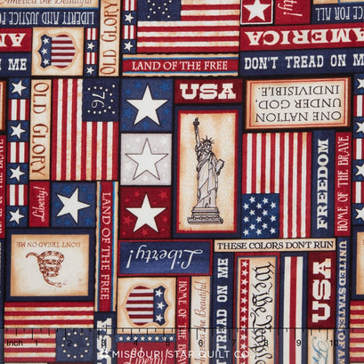 Pride & Glory - Old Glory Type Yardage
