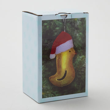 Missouri Star Santa Chuck Glass Ornament Alternative View #2