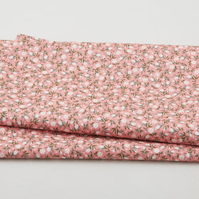 Graceful - Mini Floral Terra Cotta 2 Yard Cut Primary Image