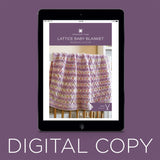 Digital Download - Lattice Baby Blanket Knitting Patterns Primary Image