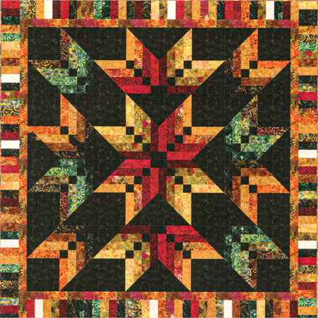 Missouri Star Tonga Cider Binding Tool Star Quilt Kit