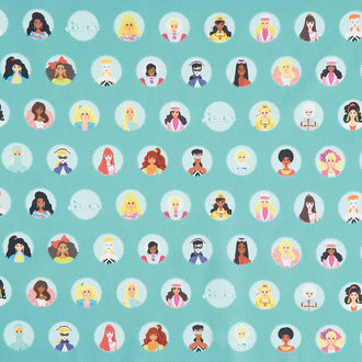 Barbie World - Barbie Main Teal Yardage