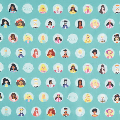 Barbie World - Barbie Main Teal Yardage