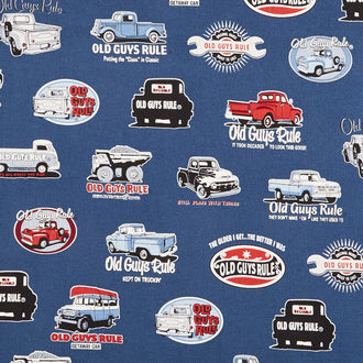 Old Guys Rule - Trucks Navy Yardage