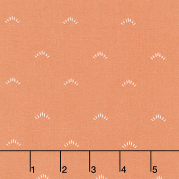 Garden Dreams - Shimmer Terracotta Yardage