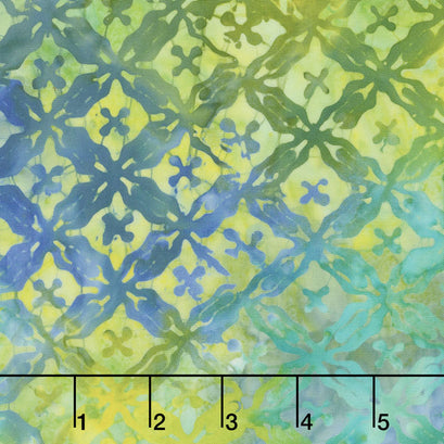 Tonga Batiks - Grasshopper Weave Reef Yardage