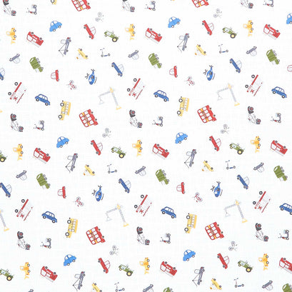 It Takes a Village - Traffic Jam Cloud Yardage