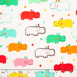 Jump Into Fun - Hippo Summer Yardage