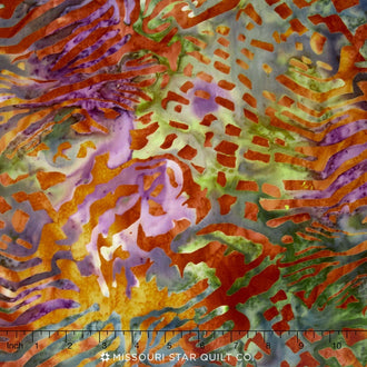 Tigerfish Batiks - Ripple Sunset Yardage