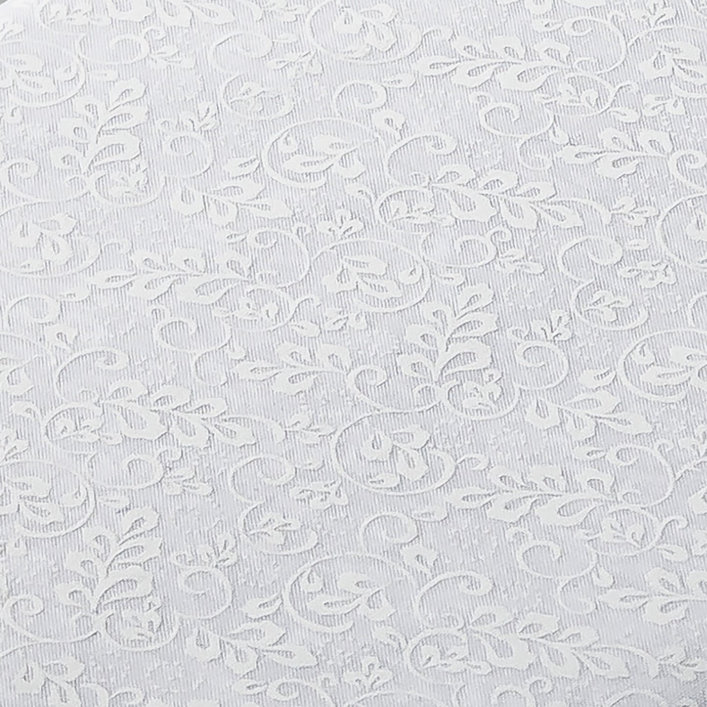 Wilmington Essentials - Leaf and Scroll White on White 10 Yard Bolt Alternative View #1
