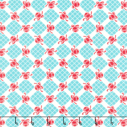 Kitty Christmas - Bells Frost Yardage