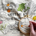Meet Me at the Market Embroidery Tote Kit Alternative View #2