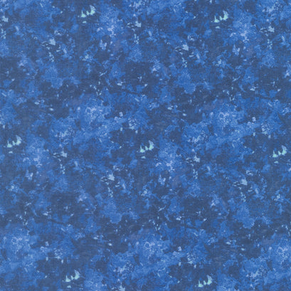 Rhapsody in Blue - Texture Dark Blue Yardage