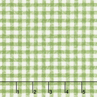 Homemade Holidays - Woven Check Green Yardage