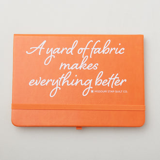 Missouri Star Fabric Makes Everything Better Faux Leather Journal