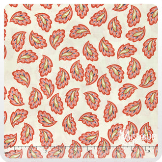 Vintage Verona - Paisley Coral Yardage