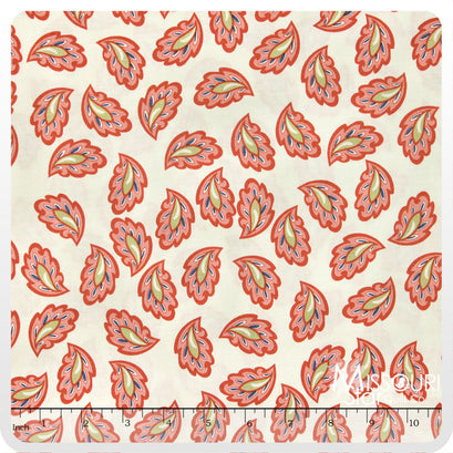 Vintage Verona - Paisley Coral Yardage