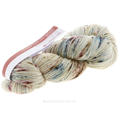 Happy Feet 100 Splash Hand Dyed Tuscan Spice Yarn