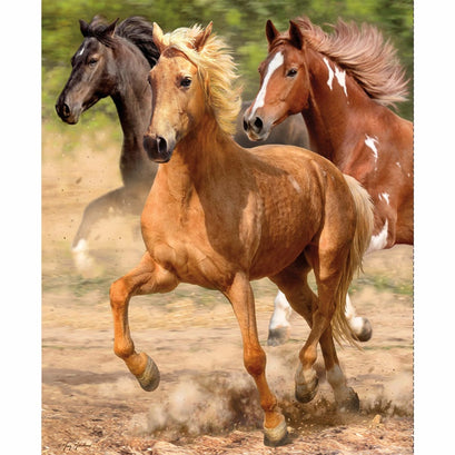 Hold Your Horses - Galloping Horses Digitally Printed Panel