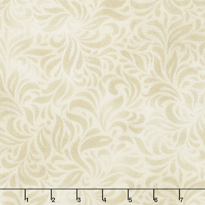 Good Measure 4 - Damask Ecru 108" Wide Backing