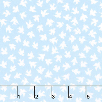 Blast from the Past - Birds Blue Yardage