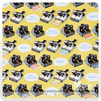 Geekly Chic - Polaroid Yellow Yardage