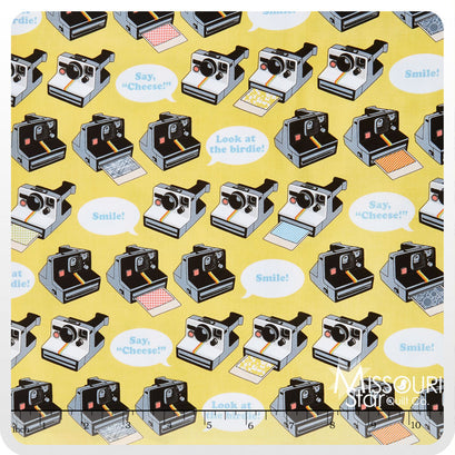Geekly Chic - Polaroid Yellow Yardage