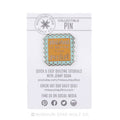 MSQC Backing Souvenir Pin ( Shop Pin)