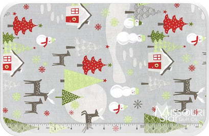 A Merry Little Christmas - Main Gray Yardage
