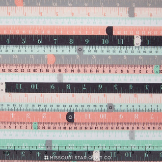 Sew Charming - Sew Rulers Coral Yardage