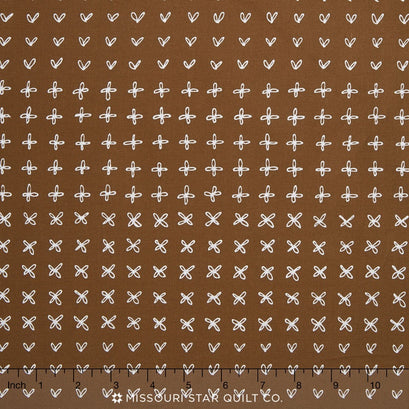 Blueberry Park - Neutral Sable Sprouting Row Yardage
