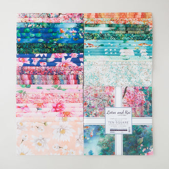 Lotus and Koi Ten Squares