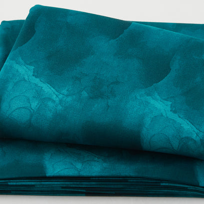 Wilmington Essentials - Watercolor Texture Teal 3 Yard Cut