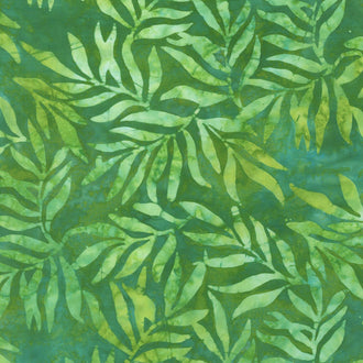 Artisan Batiks - Color Source 8 - Slender Leaves Forest Yardage