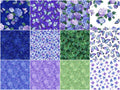 Rhapsody in Blue (Northcott) Tiles Alternative View #2