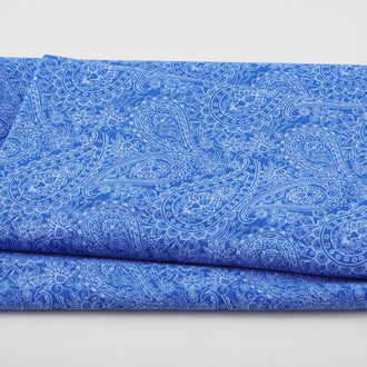 Blue Bayou - Paisley Dark Blue 2 Yard Cut