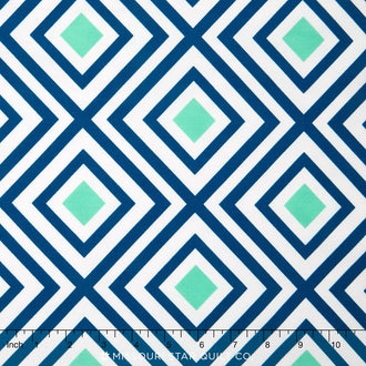 Geo Pop Canvas - Box Lagoon Canvas Yardage