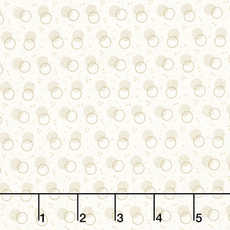 Snowman Gatherings IV - Snowball Shadow Snow Taupe Yardage