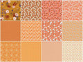 Handpicked Produce - Fanciful Florals Orange Fizz 10" Stackers 24 pcs. Alternative View #2