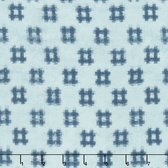 Indigo Blooming - Bara Water Yardage