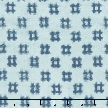 Indigo Blooming - Bara Water Yardage